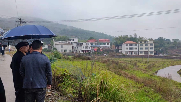 市档案馆馆长龙毅鹏一行调研赤矿村 乡村振兴工作