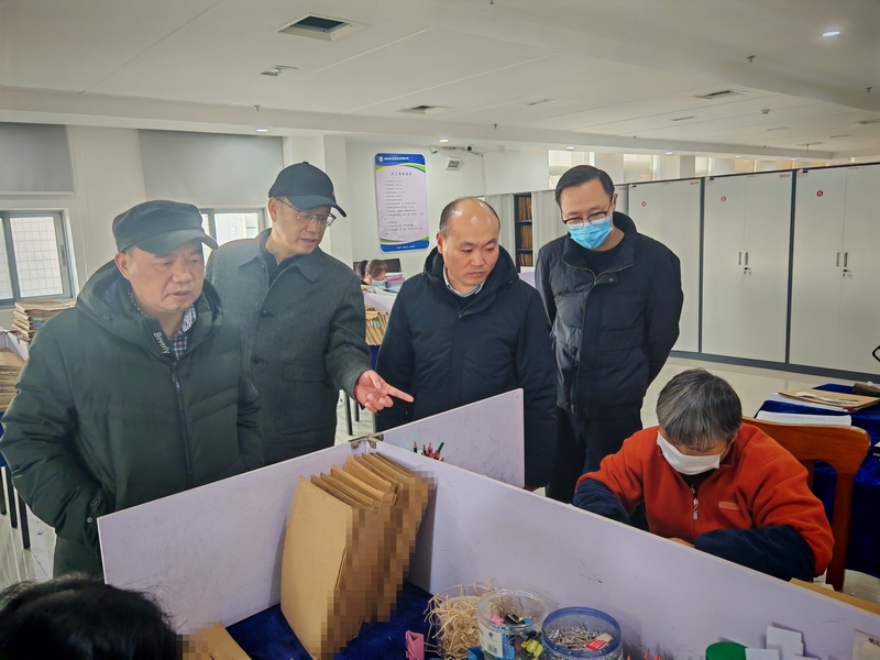 市委办副主任、市档案局局长申武带队来馆调研