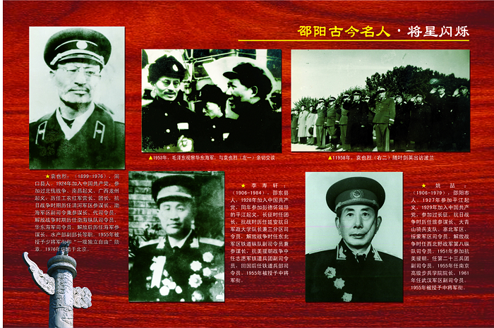 邵阳古今名人－－近现代名人