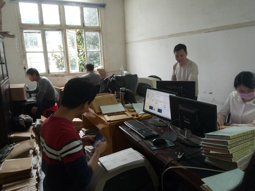 绥宁县如火如荼开展第三批档案数字化工作